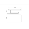 Бумагодержатель GAPPO G30803-6 черный