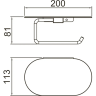 Держатель туалетной бумаги GAPPO G30703-3