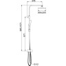 Душевая стойка GAPPO G2408-8