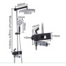Душевая стойка GAPPO G2481