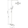 Душевая стойка GAPPO NOAR G2448
