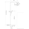 Душевая стойка с термостатом GAPPO G03-6 G2403-56