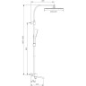 Душевая стойка с термостатом GAPPO G07-6 G2407-60