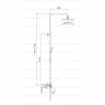 Душевая стойка с термостатом GAPPO G2495-76
