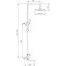 Душевая стойка со смесителем GAPPO G2449
