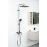 Душевая стойка со смесителем GAPPO G28-9 G2428-9 оружейная сталь