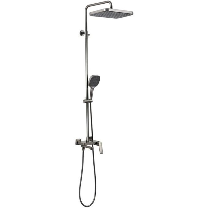 Душевая стойка со смесителем GAPPO G28-9 G2428-9 оружейная сталь