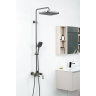 Душевая стойка со смесителем GAPPO G28-9 G2428-9 оружейная сталь
