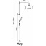 Душевая стойка со смесителем GAPPO G99-30 G2499-30