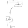 Душевой комплект GAPPO G99-30 G7199-30