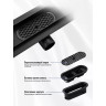 Душевой трап GAPPO G85007-56, 70*500 мм, черный