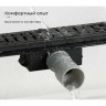 Душевой трап GAPPO G88007-56, 70*800 мм, черный