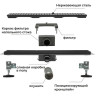 Душевой трап GAPPO G88007-56, 70*800 мм, черный