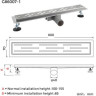 Душевой трап (комбинированный затвор) GAPPO G86007-1