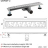 Душевой трап (комбинированный затвор) GAPPO G87007-2