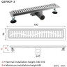 Душевой трап (комбинированный затвор) GAPPO G87007-3