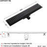 Душевой трап (комбинированный затвор) GAPPO G87007-36