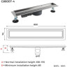 Душевой трап (сухой затвор) GAPPO G88007-4