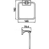 Кольцевой полотенцедержатель Gappo G07 G0704-6