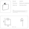 Полотенцедержатель GAPPO G38 G3804