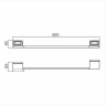 Полотенцедержатель GAPPO G30801-9 оружейная сталь