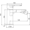 Смеситель для биде GAPPO G5048