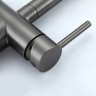 Смеситель для кухни GAPPO G4397-89, оружейная сталь