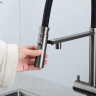 Смеситель для кухни GAPPO G4397-89, оружейная сталь
