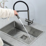Смеситель для кухни GAPPO G4397-89, оружейная сталь