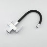 Смеситель для кухни GAPPO G4395-30 с гибким изливом, черный/хром
