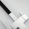 Смеситель для кухни GAPPO G4395-30 с гибким изливом, черный/хром
