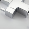 Смеситель для кухни GAPPO G4395-30 с гибким изливом, черный/хром