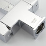 Смеситель для кухни GAPPO G4395-30 с гибким изливом, черный/хром