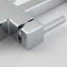 Смеситель для кухни GAPPO G4395-50 с гибким изливом, черный/хром