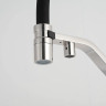 Смеситель для кухни GAPPO G4395-60 с гибким изливом, черный/хром