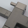Смеситель для кухни GAPPO G4395-39 с гибким изливом, черный/оружейная сталь