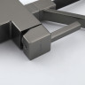 Смеситель для кухни GAPPO G4395-69 с гибким изливом, оружейная сталь