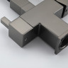 Смеситель для кухни GAPPO G4395-69 с гибким изливом, оружейная сталь