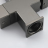 Смеситель для кухни GAPPO G4395-69 с гибким изливом, оружейная сталь