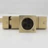 Смеситель для кухни GAPPO G4395-33 с гибким изливом, сатин золотой/белый
