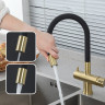 Смеситель для кухни с гибким изливом GAPPO G4398-33