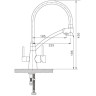 Смеситель для кухни с гибким изливом GAPPO G4398