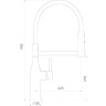 Смеситель для кухни с гибким изливом GAPPO G4398-51