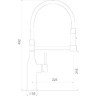 Смеситель для кухни с гибким изливом GAPPO G4398-55