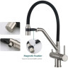 Смеситель для кухни с гибким изливом GAPPO G4398-85
