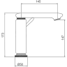 Смеситель для раковины GAPPO G09-83 G1009-83 белый