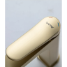 Смеситель для раковины GAPPO G10-3 G1010-3 сатин золотой