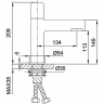 Смеситель для раковины GAPPO G1052-80
