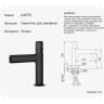 Смеситель для раковины GAPPO G1052-86