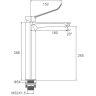 Смеситель для раковины GAPPO G21-6 G1021-26